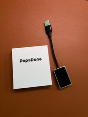 PopsDone L3 2-in-1 Wireless Carplay and Android Auto Adapter