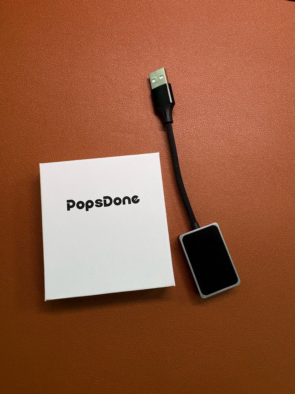 PopsDone L3 2-in-1 Wireless Carplay and Android Auto Adapter
